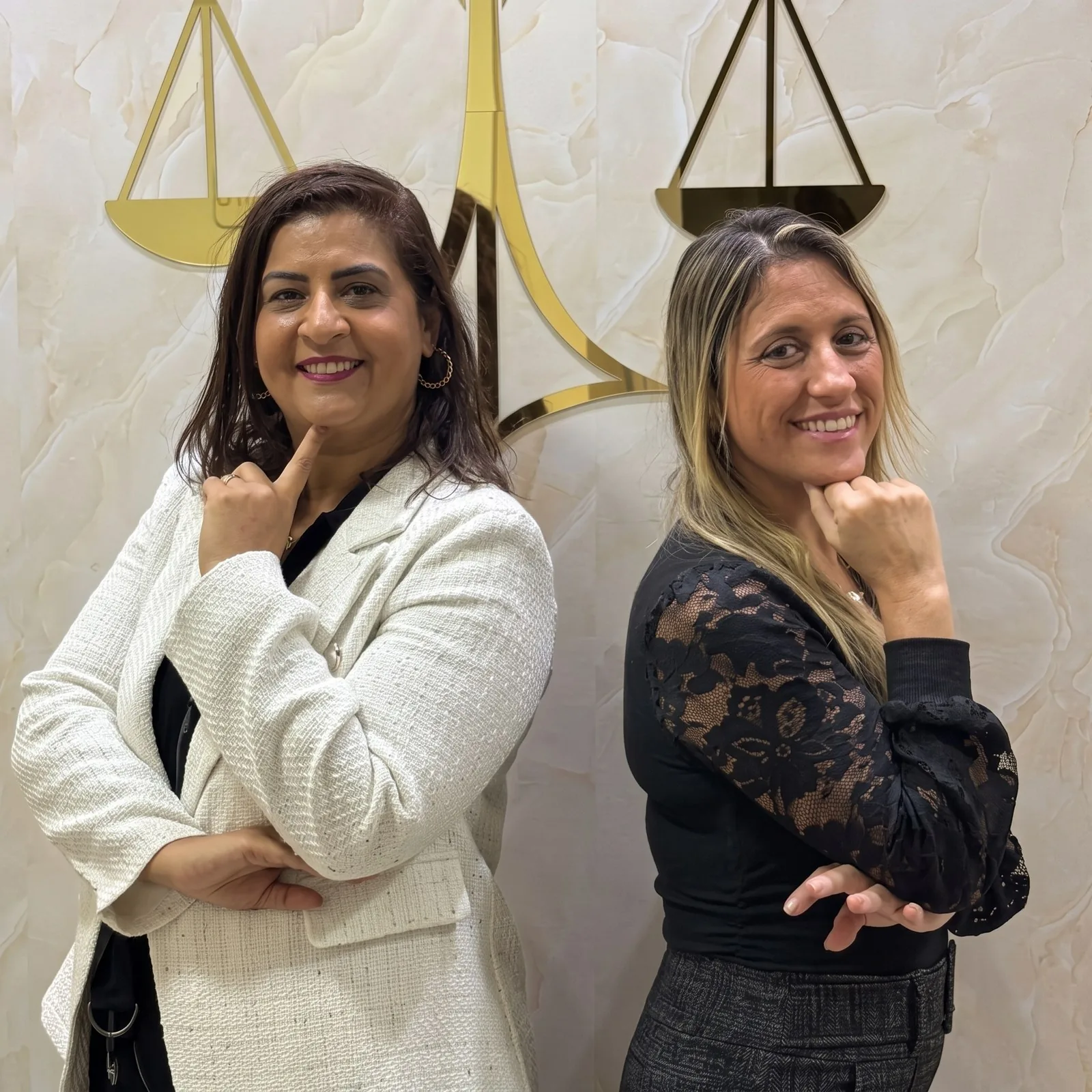 Dra. Elaine Oliveira e Dra. Tatiana Coutinho, advogadas.